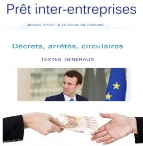 Prets inter-entreprises macron